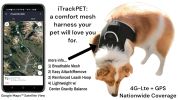 Wearable Dog Tracking Collar Realtime Portable GPS GSM Pet Tracker NEW Size:XS