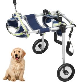 VEVOR 2 Wheels Dog Wheelchair for Back Legs, Pet Wheelchair Lightweight & Adjustable Assisting in Healing, Dog Cart/Wheelchair for Injured, Disabled, (size: Extra Small (XS))